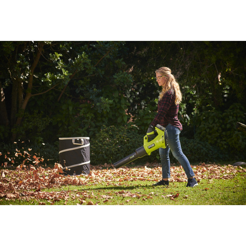 Sac pop-up pour déchets de végétaux RYOBI RAC368 150L pliable et autoportant