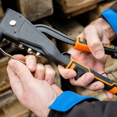 Riveteuse pour rivets acier et aluminium 2.4/3.2/4.0/4.8 mm - NEO TOOLS - 18-103-1