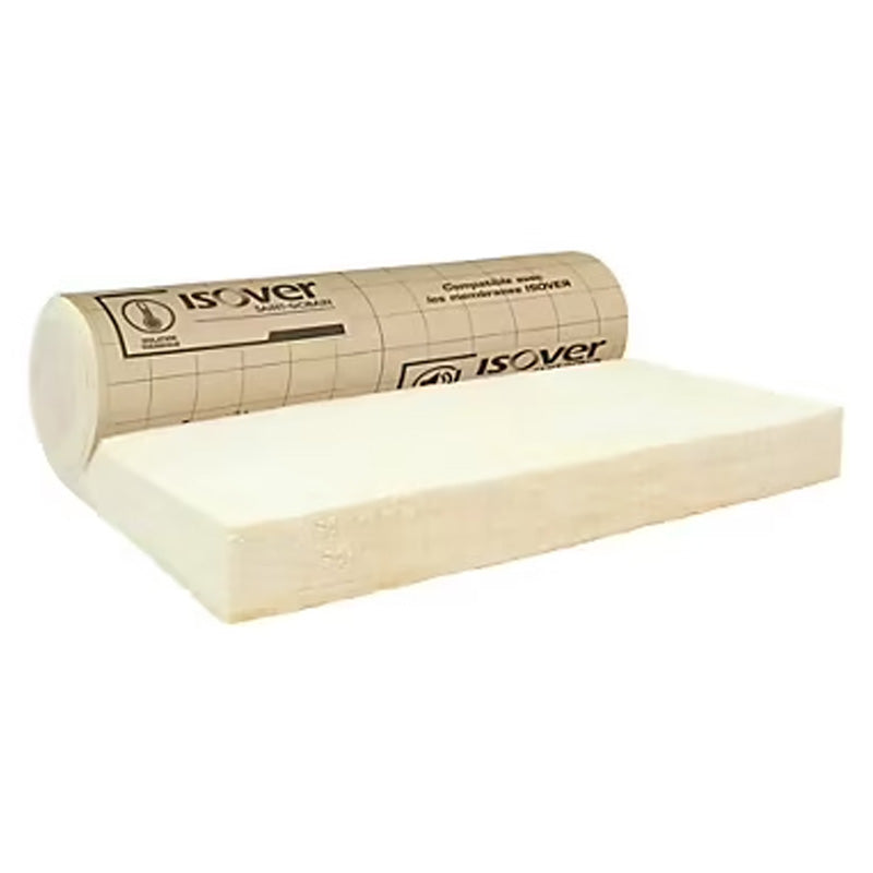 Rouleau laine de verre ISOVER Combles perdus et plafonds 3,5x1,2m 240mm