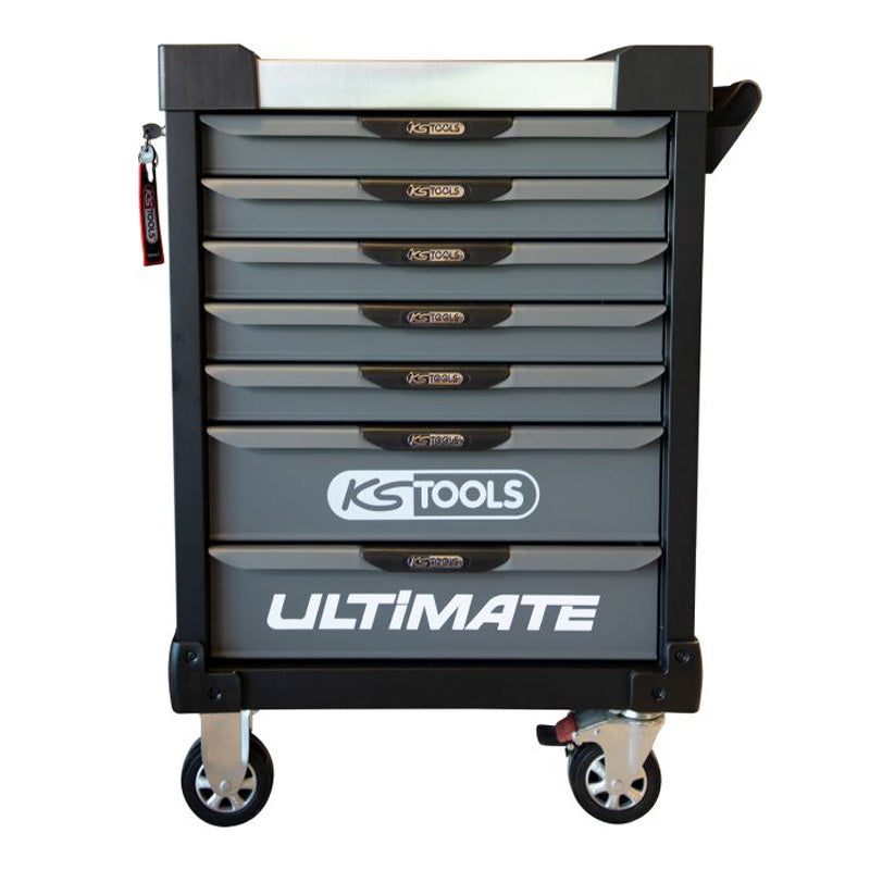 Servante ULTIMATE noire et grise, 7 tiroirs - KS TOOLS - 816.0007