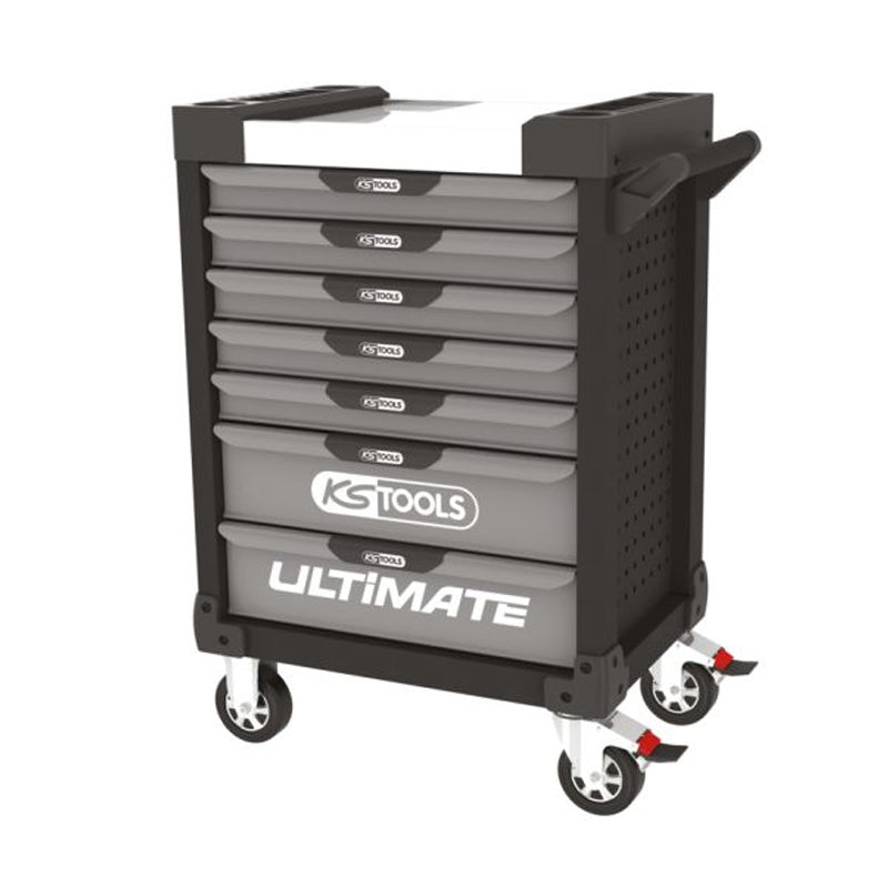 Servante ULTIMATE noire et grise, 7 tiroirs - KS TOOLS - 816.0007