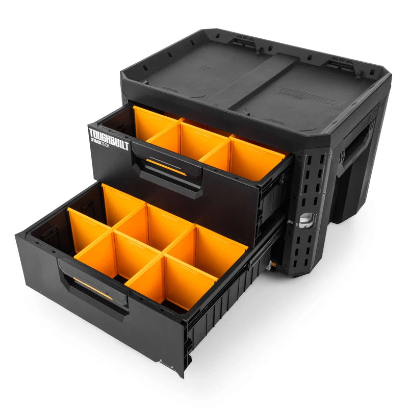 StackTech 2-Tiroirs Locking Box - TOUGHBUILT - TB-B1-D-72-BEA