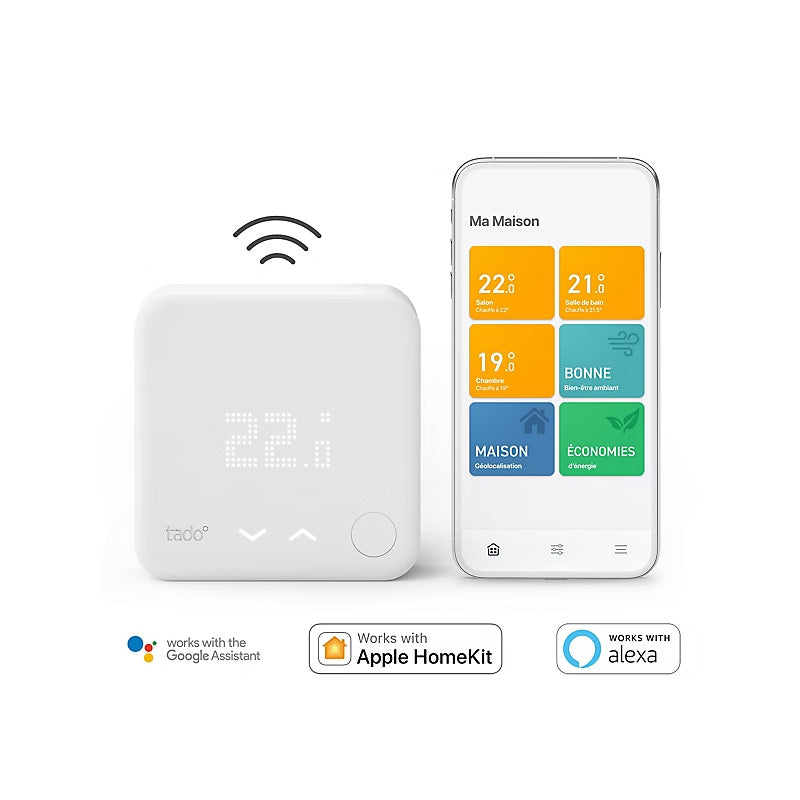 Thermostat connecté intelligent sans fil Tado° V3+