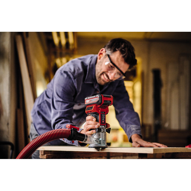 Affleureuse sans fil 18V Brushless EINHELL TP-ET 18 Li BL-Solo Power X-Change (vendu sans batterie)