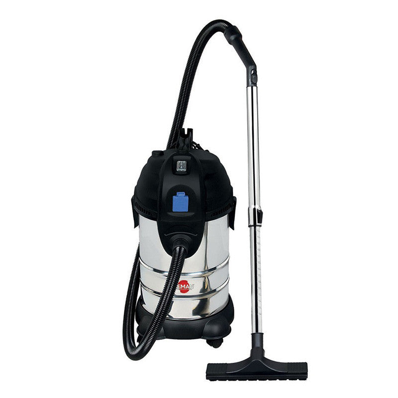 Aspirateur Souffleur eau et poussière - LEMAN - LOASP306 Cuve Inox 30 L - 1400W - Décolmatage manuel