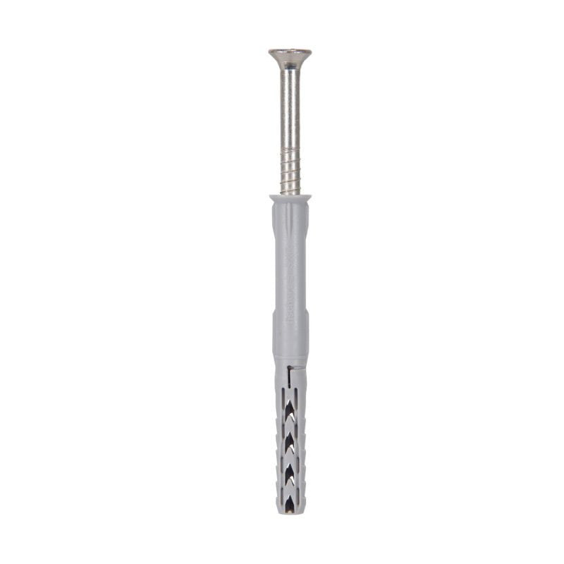 Boite de 50 chevilles rallongées SXR 10x100 T FISCHER 46264 (avec vis tête fraisée en acier électrozingué)