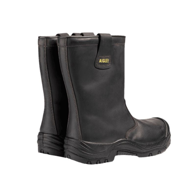 Bottillons de sécurité S3 cuir AIGLE IOLAR - isolant et imperméable