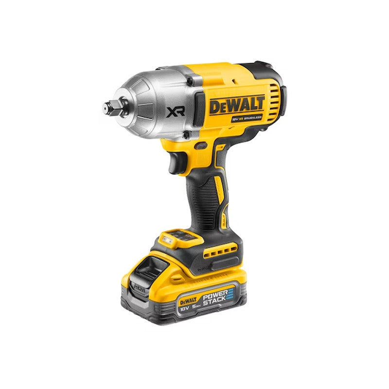 Boulonneuse à chocs ½” 1396 Nm 18V DEWALT DCF900H2T-QW Brushless avec coffret, jonc de sécurité et 2 batteries 5,0 Ah POWERSTACK