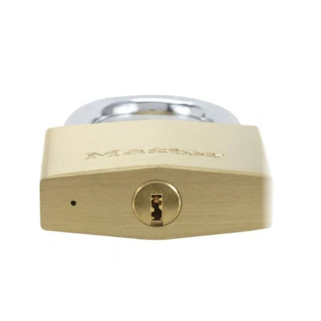 Cadenas à clé laiton massif MASTER LOCK 60mm anse d.9xh.36mm 6 goupilles 4 clés