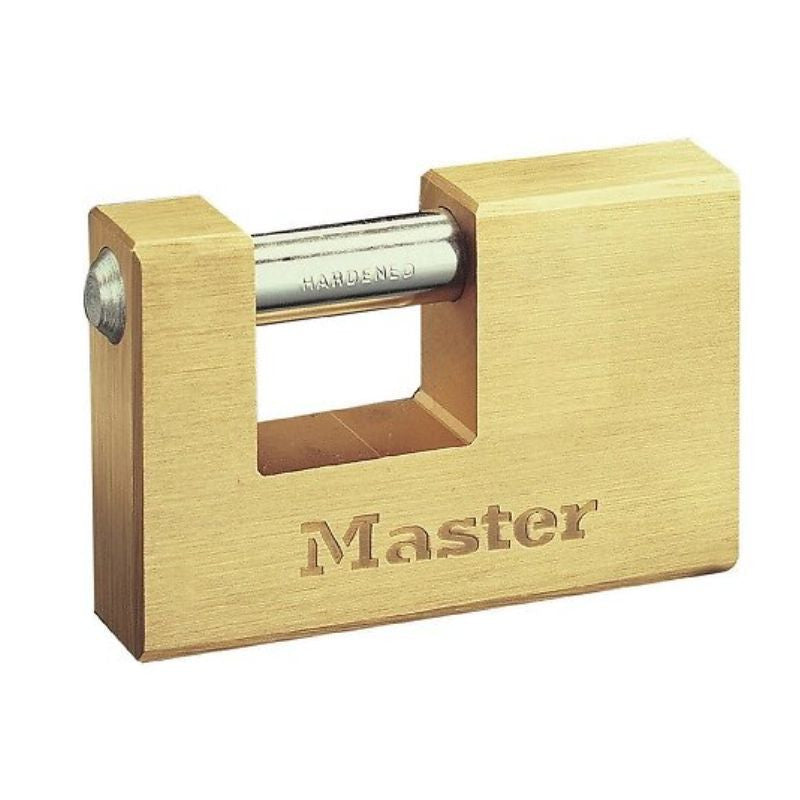 Cadenas à clé laiton massif MASTER LOCK 76mm anse d.11xh.14mm 5 goupilles