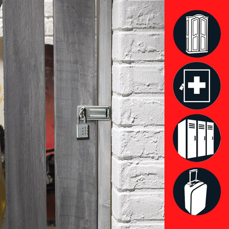 Cadenas à combinaison programmable MASTER LOCK chrome 30mm anse d.5xh.24mm