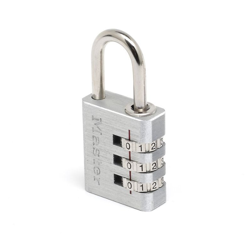 Cadenas à combinaison programmable MASTER LOCK chrome 30mm anse d.5xh.24mm