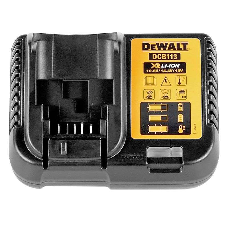Chargeur DEWALT DCB113 XR universel 10,8 V 14,4 V 18 V