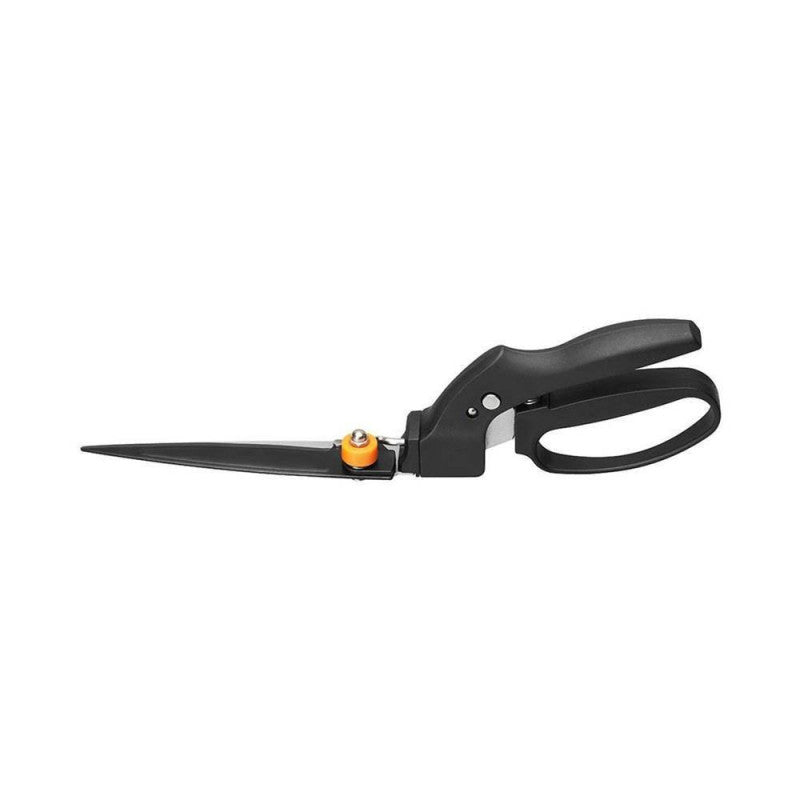 Fiskars GS41 – Cisaille à Gazon Et Haies Light, 35,5 Cm, Ergonomique, Angle 180°, FiberComp/Acier