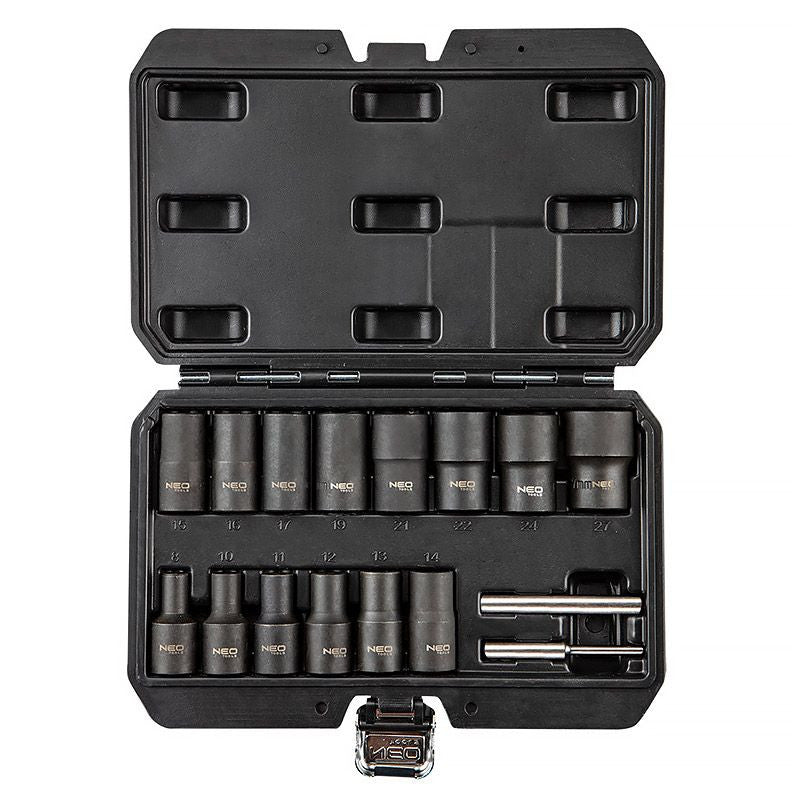 Coffret de douilles 1/2" NEO TOOLS 11-920 pour écrous endommagés (16 pièces)
