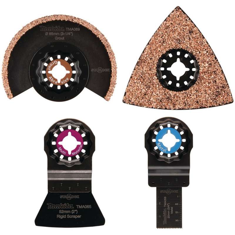 Coffret MAKITA B-67496 de 4 accessoires pour carrelage