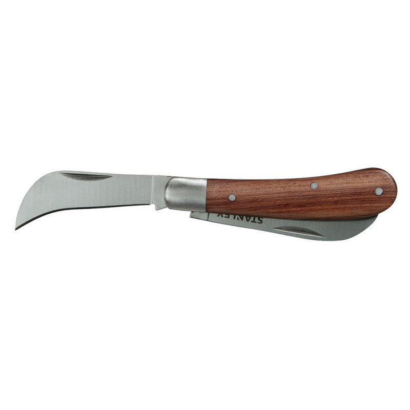 Couteau d'électricien à 2 lames STANLEY STHT0-62687 manche bois