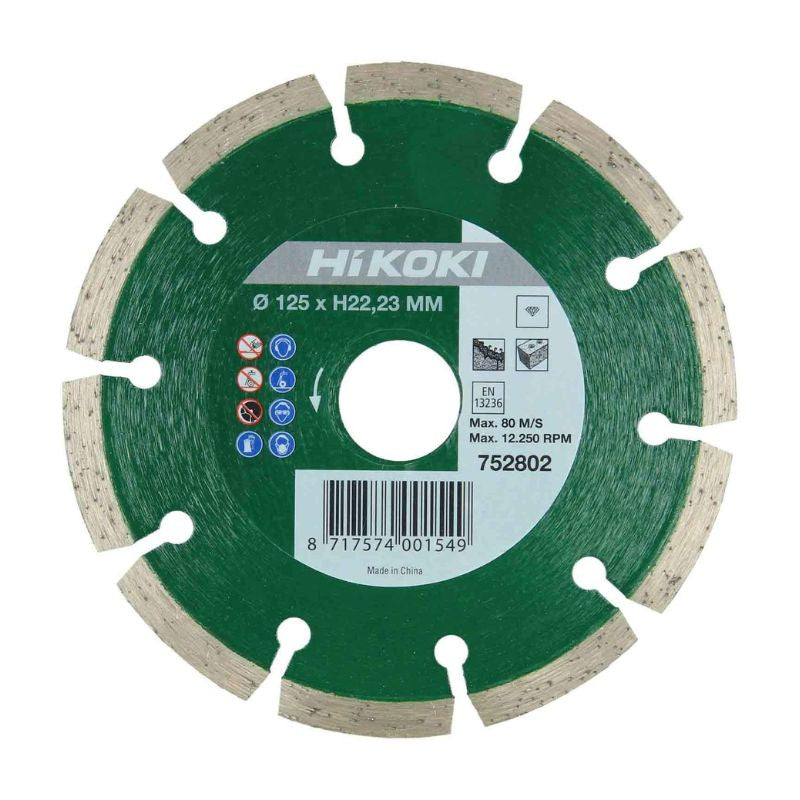 Disque diamant Ø125mm Proline HIKOKI 752802 - al.22.2 seg. 7 universel fritté