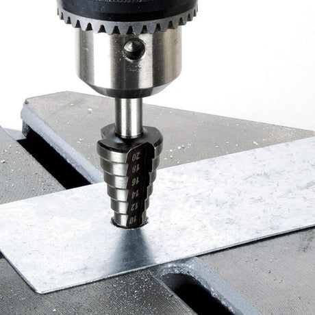 Foret étagé HSS WOLFCRAFT 2585000 Øde 8 à 35 mm - queue Ø10 mm