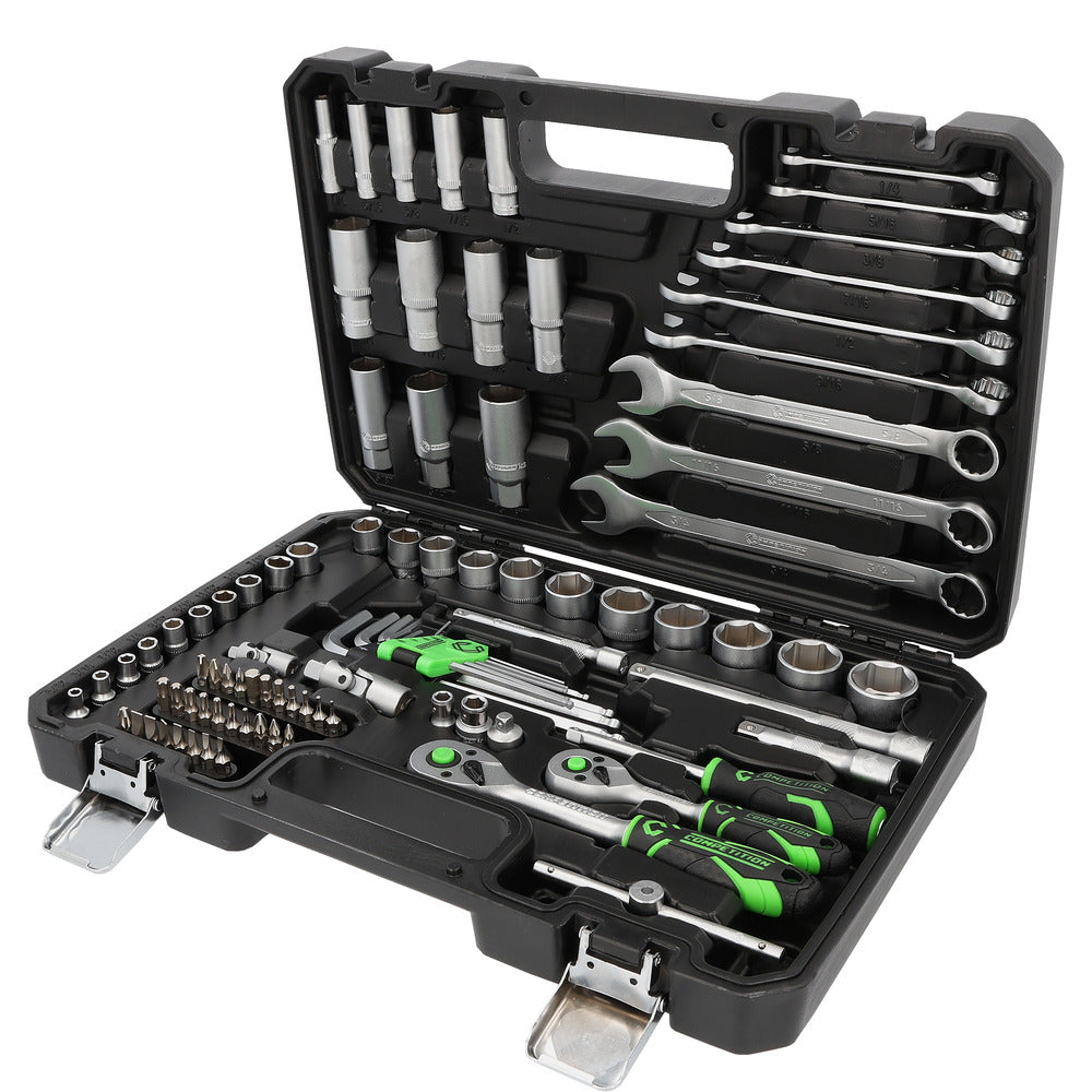 Coffret de douilles COMPETITION 1/4"+3/8", 91 pcs - KS Tools - 512.0092 COMPETITION