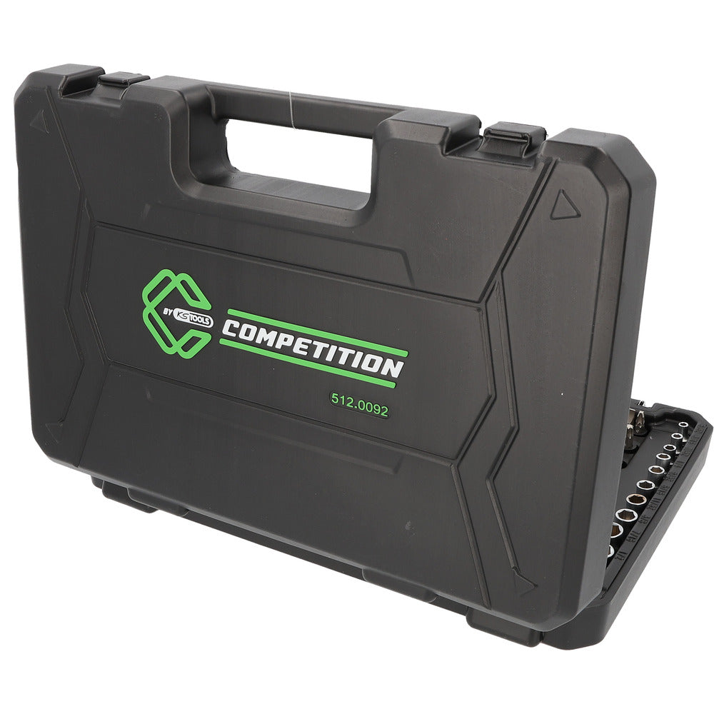 Coffret de douilles COMPETITION 1/4"+3/8", 91 pcs - KS Tools - 512.0092 COMPETITION