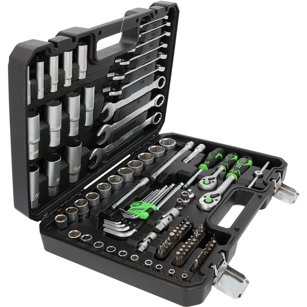 Coffret de douilles COMPETITION 1/4"+3/8", 91 pcs - KS Tools - 512.0092 COMPETITION