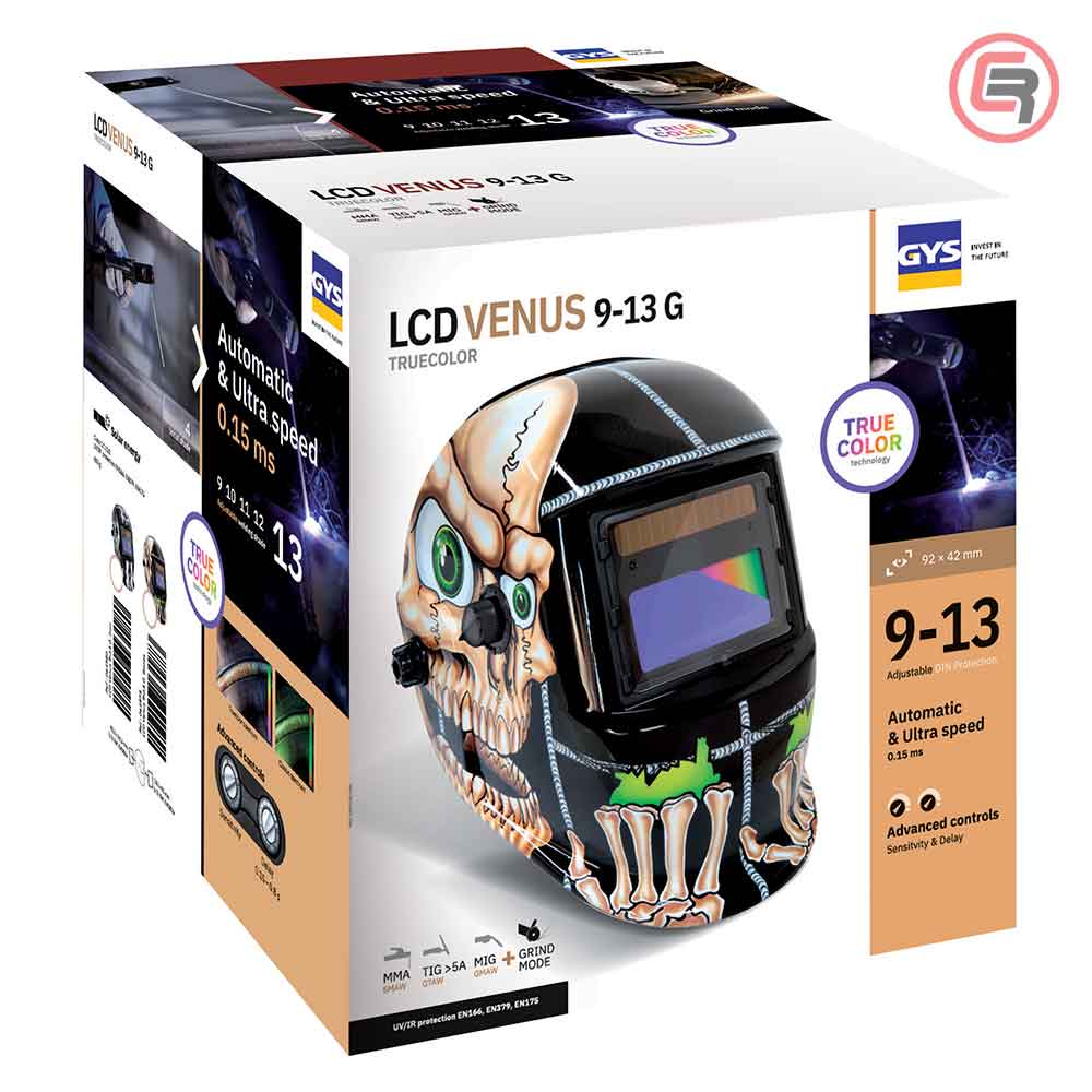 Masque LCD GYS Venus 9/13 G Bones True Color