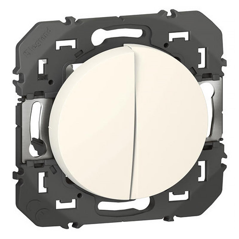 Mécanisme électrique Arnould Initia 69014 - Va-et-vient 10A + Poussoir 6A - Ancien Stock