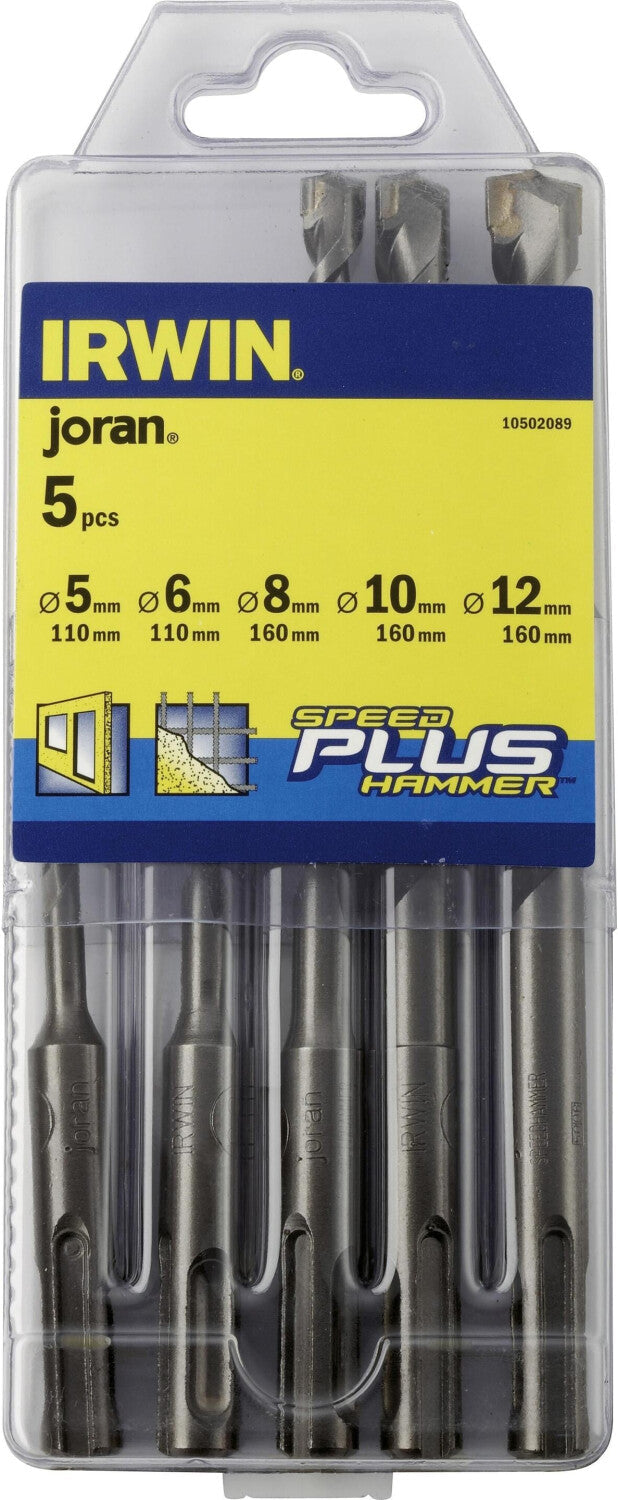 Coffret de Mèche à percussion 5pcs SDS-plus - IRWIN - 10502089
