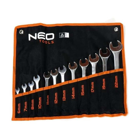 Jeu de 12 clés mixtes  6 - 22 mm NEO TOOLS 09-752