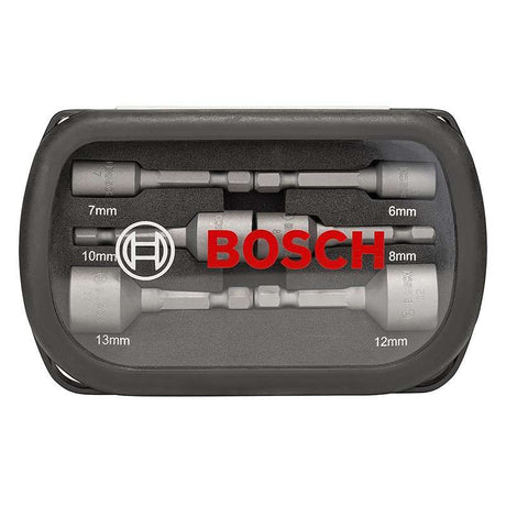 Jeu de 6 douilles à queue six pans mâle 1/4 BOSCH 2608551079