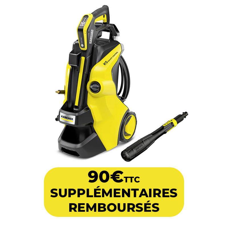 Nettoyeur Haute Pression KARCHER K5 Smart Control 1.324-650.0 145 BAR - 500 L/H (Bluetooth & App)