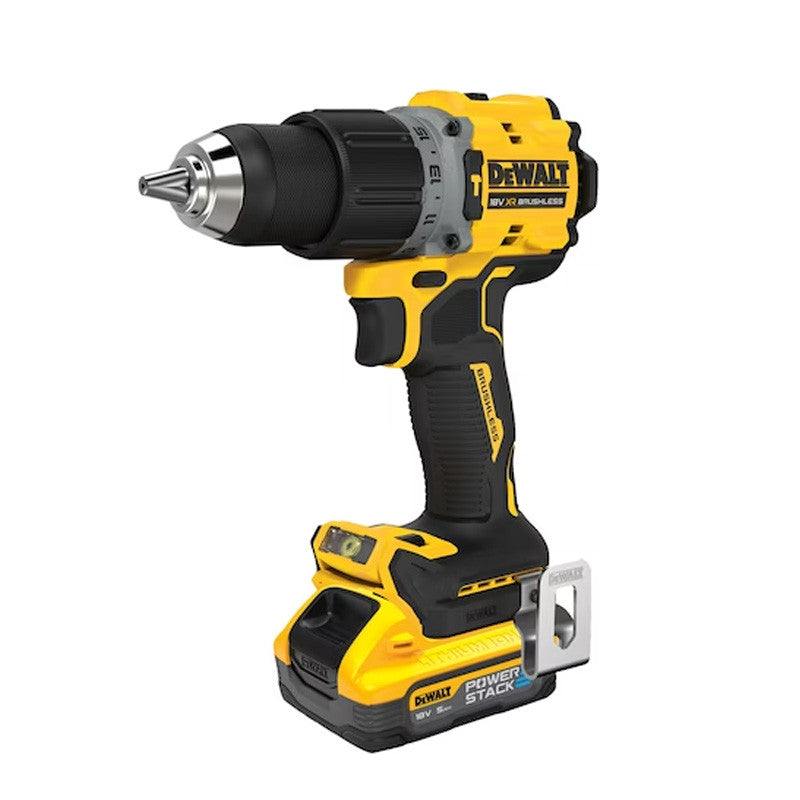 Pack 2 outils 18V DEWALT DCK2050H2T-QW : perceuse DCD805 et boulonneuse DCF850 Brushless avec coffret et 2 batteries 5,0 Ah POWERSTACK