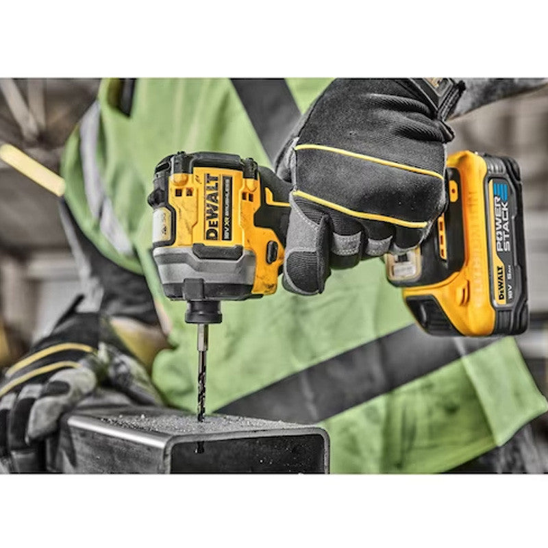Pack 2 outils 18V DEWALT DCK2050H2T-QW : perceuse DCD805 et boulonneuse DCF850 Brushless avec coffret et 2 batteries 5,0 Ah POWERSTACK