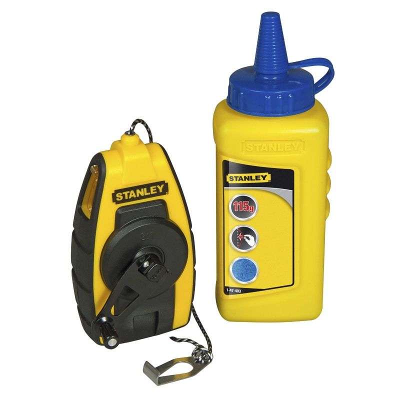 Kit cordeau traceur compact avec poudre STANLEY STHT0-47244 9 m