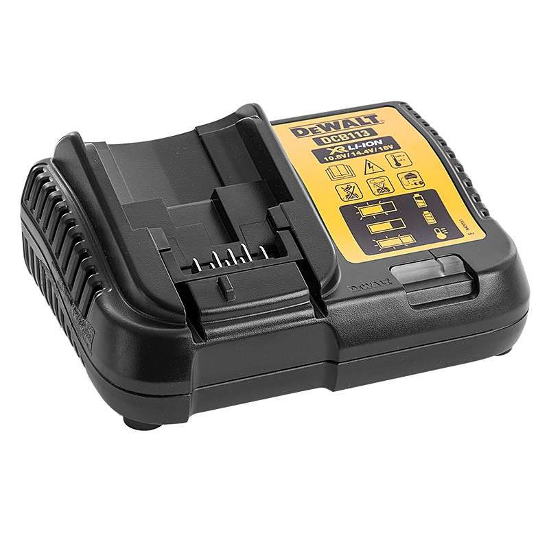 Pack 2 outils 18V DEWALT DCK211D2T-QW : perceuse DCD710 et boulonneuse DCF815 avec coffret et 2 batteries 2,0 Ah