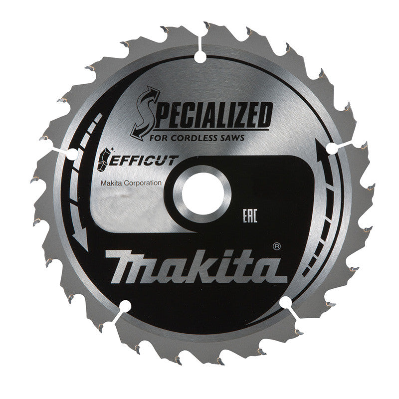 Lame pour scie circulaire EFFICUT MAKITA E-07705 260x30mm, 24 dents, pour le bois