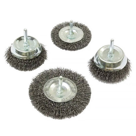 Lot de 4 brosses rondes acier MAKITA D-65729