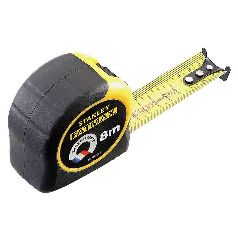 Mètre à ruban large FatMax Blade Armor® Magnétique 8m Stanley FMHT0-33868 | Castor Bleu