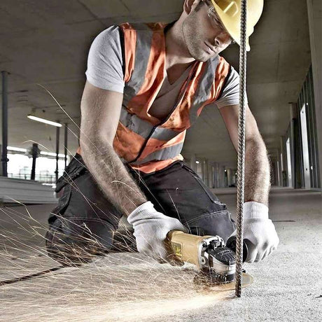 Meuleuse Ø125mm 800W DEWALT DWE4057-QS avec système anti-redémarrage