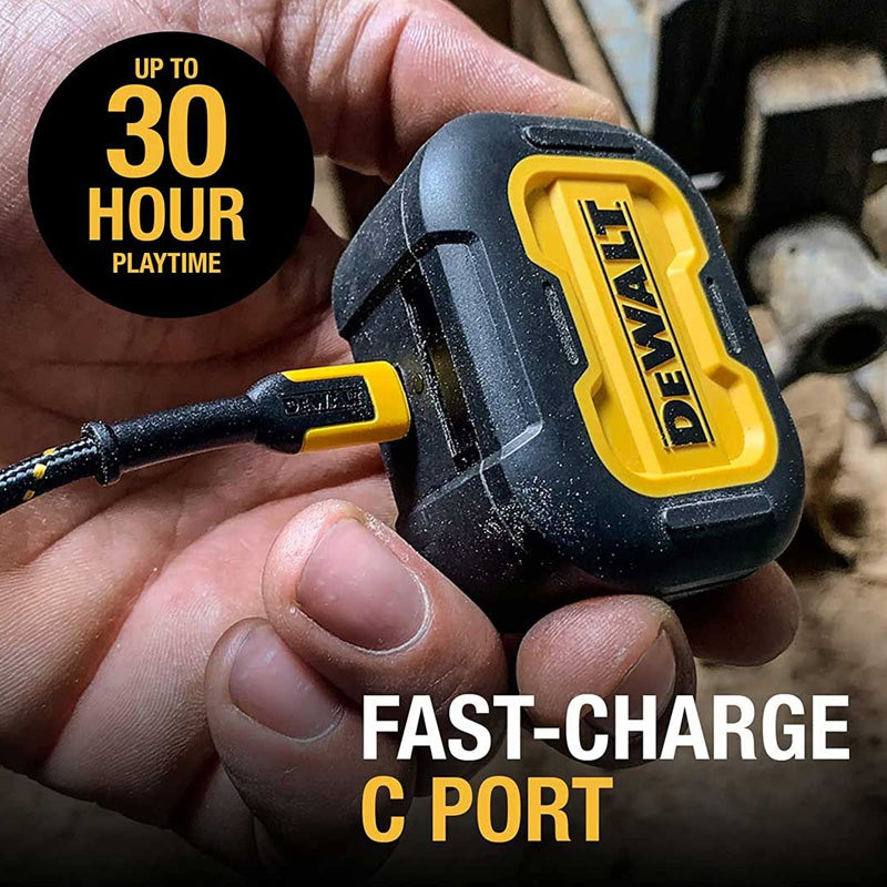 Ecouteurs Bluetooth avec étui de chargement Jobsite Pro X1 DEWALT - 1902092DWG