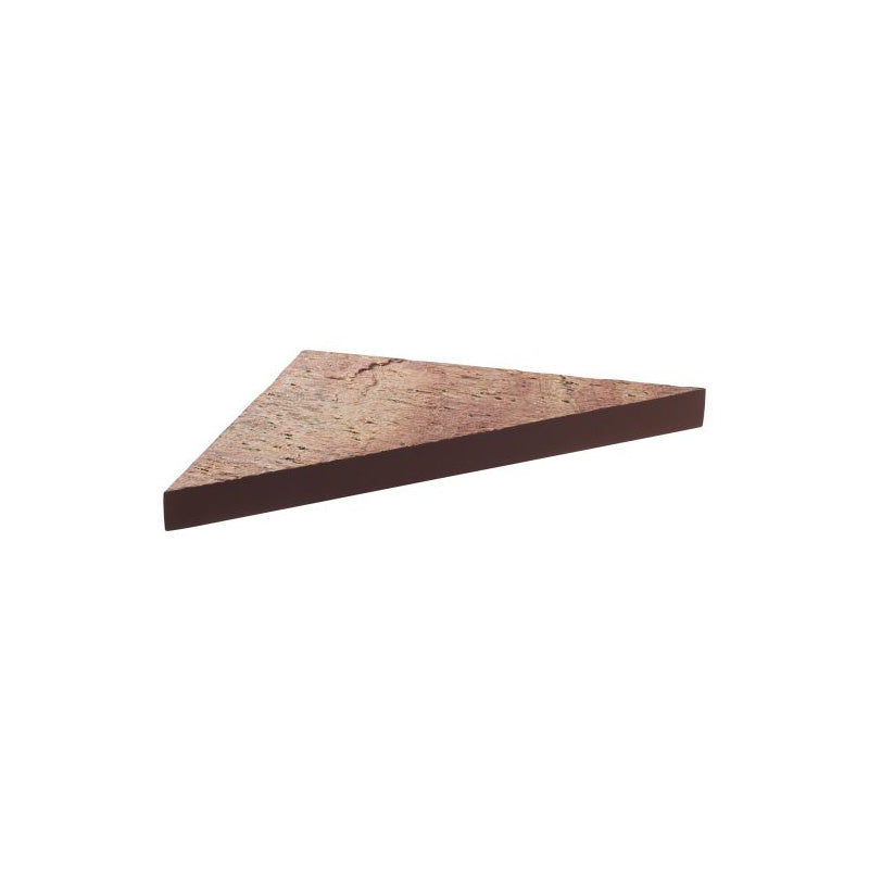 Etagère d'angle en pierre naturelle 26 x 26 cm x 2,5 cm MARMOX