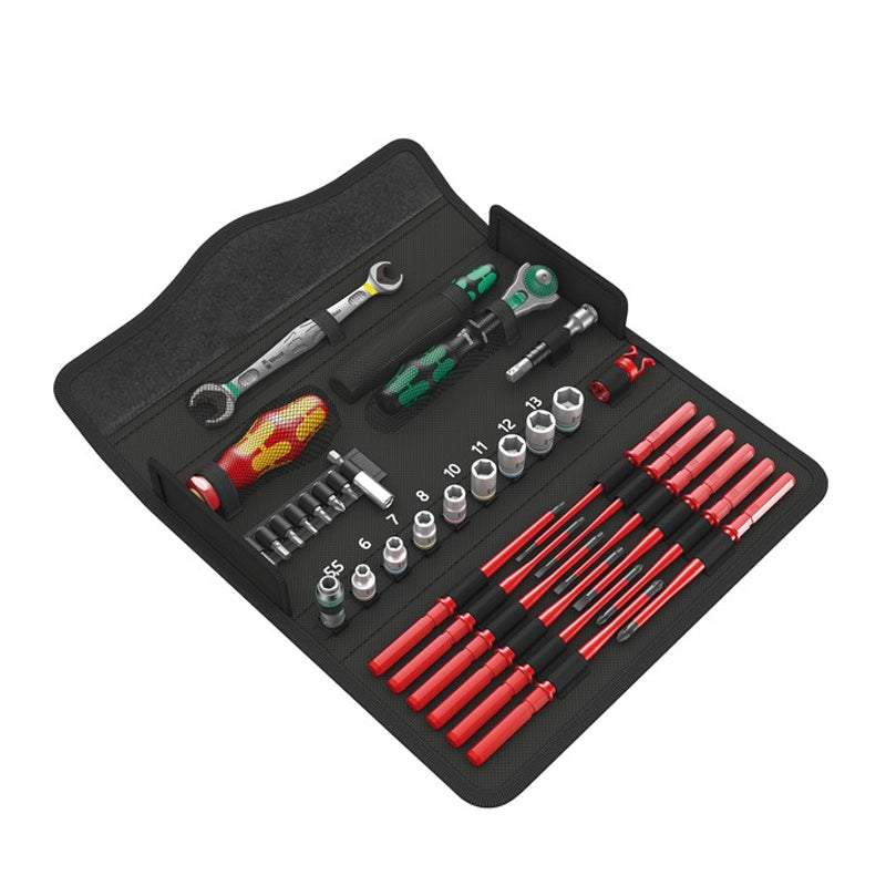 Jeu compact d'outils Kraftform Kompakt W2 entretien, 35 pièces - WERA - 05135870001