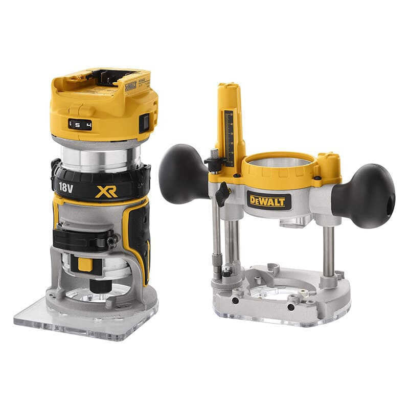 Affleureuse défonceuse XR 18V 5Ah Li-Ion Brushless 8 mm DCW604P2-QW