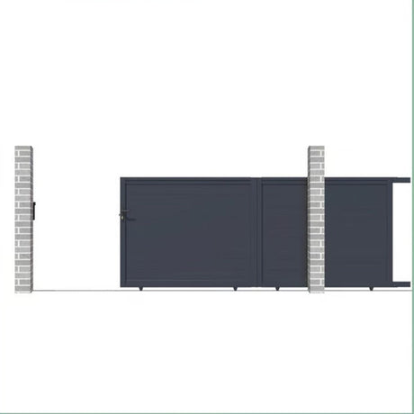 Portail aluminium coulissant Michigan 300x158cm