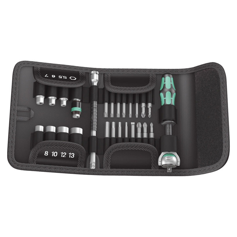 Jeu d'embouts avec manche Kraftform Kompakt Zyklop Speed, 26 pièces - WERA - 05051045001