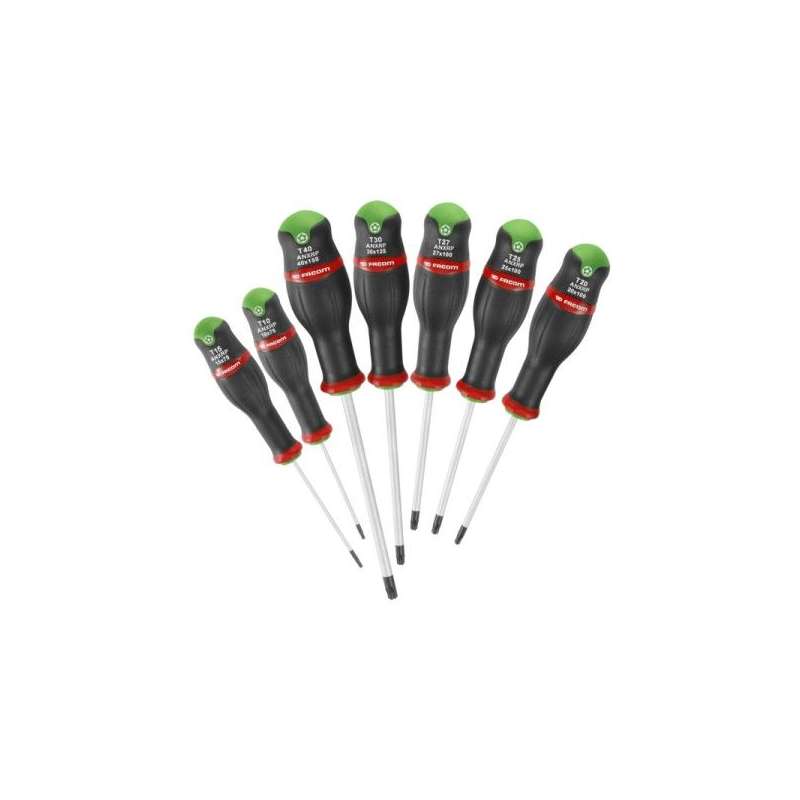 *OLD* Jeu de 7 tournevis Protwist Resistorx plus FACOM ATXRP.J7PB