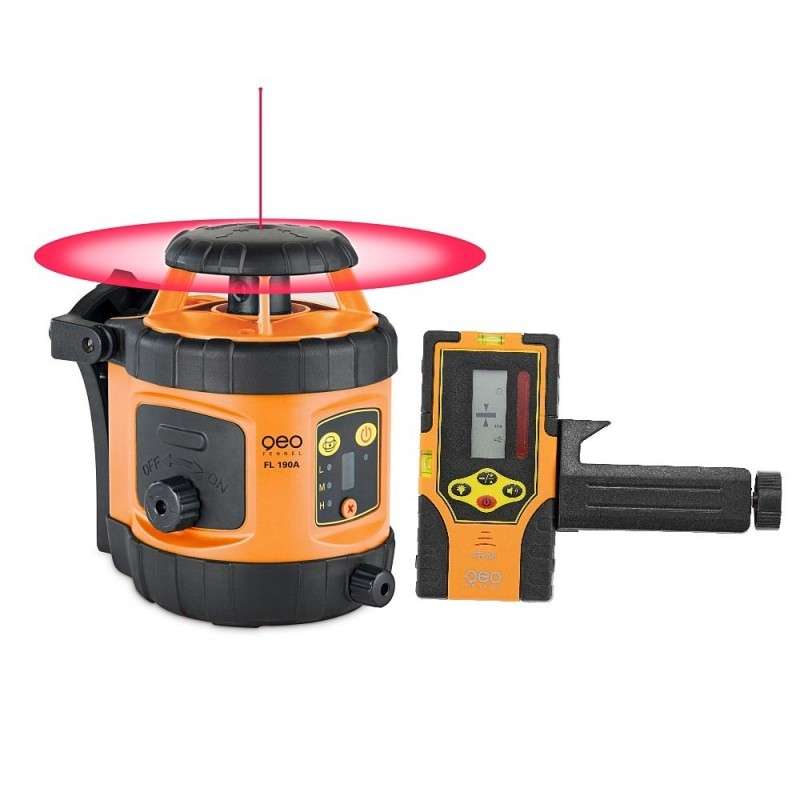 Pack Niveau laser rotatif automatique + Trépied + Mire GEO FENNEL FL 190A 292190-S01