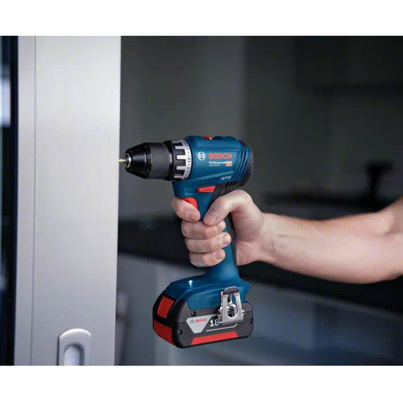 Perceuse - visseuse sans fil BOSCH GSR 18V-45 06019K3204 + 2 batteries 3Ah 18V en L-Boxx Professionnal