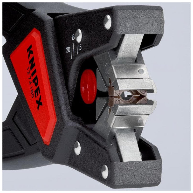 Pince à dégainer automatique KNIPEX 12 74 180 pour câbles électriques